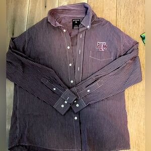 Antigua Button Down Texas A&M